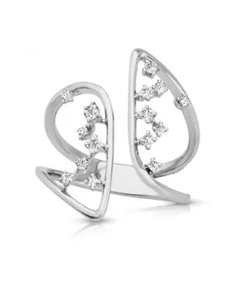 14KT Diamond Fashion Ring (1/5 CTW)